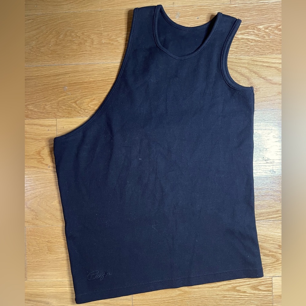 Telfar cut out tank- never worn- no tags. size L